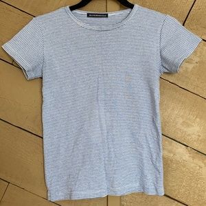 Blue and White striped T-Shirt